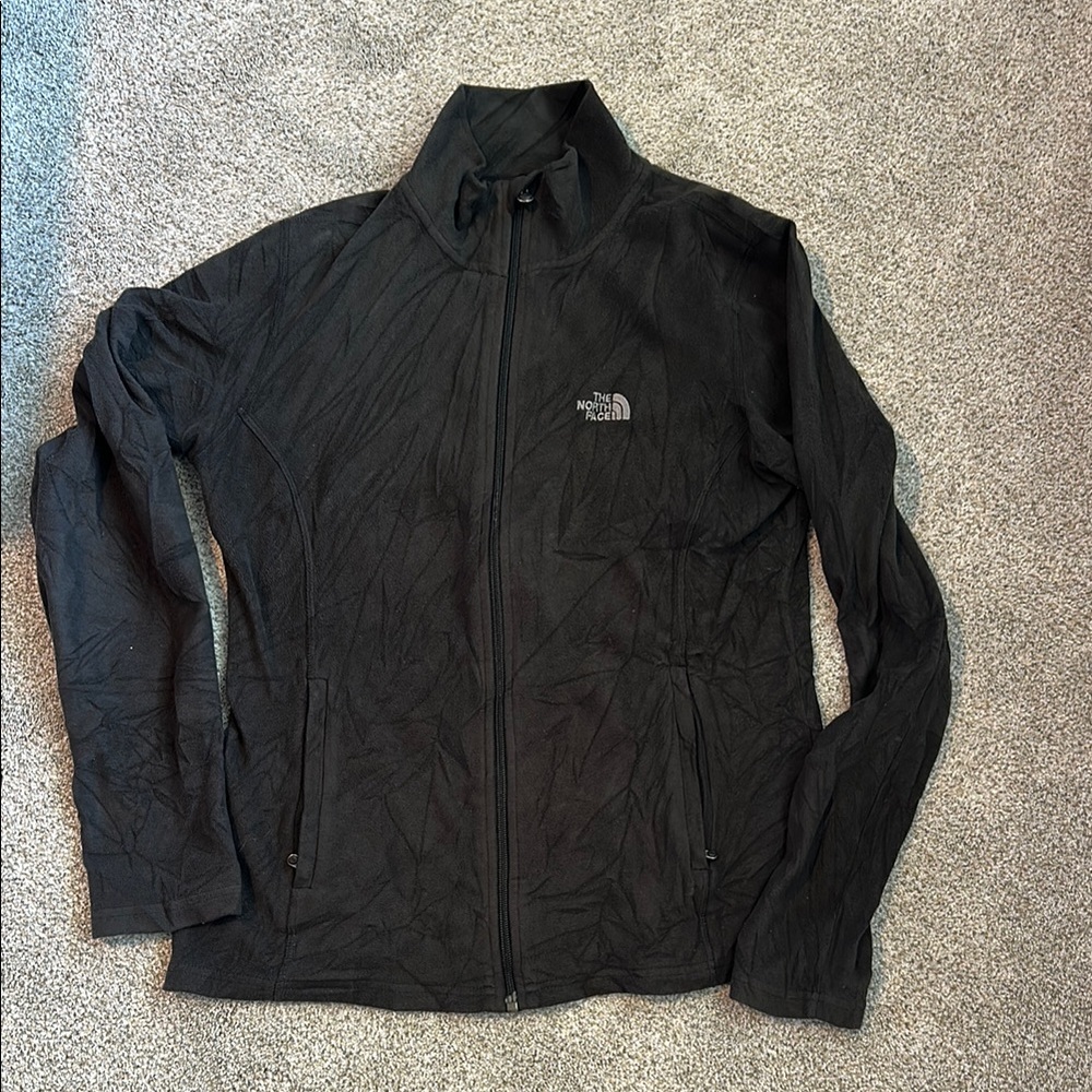The North Face Black Performance Light Weight Fleece Jacket Modern Design